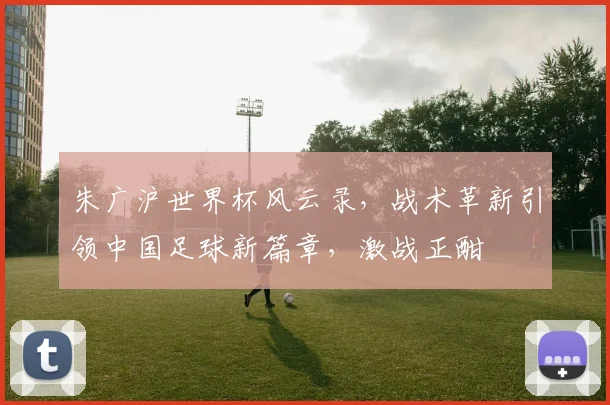 朱广沪世界杯风云录，战术革新引领中国足球新篇章，激战正酣